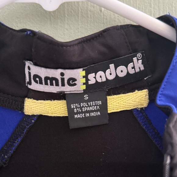 Jamie Sadock Black and Blue Top - Picture 2 of 3